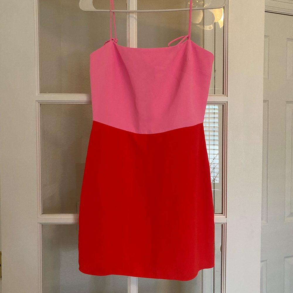 Amanda Uprichard Color Block Dress